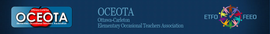 OCEOTA - Ottawa-Carleton Elementary Occasional Teachers' Association