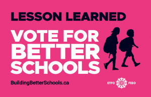Vote for better Education supports on June 2nd