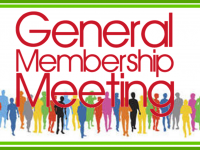 Fall General Meeting Oct 12th