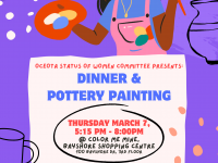 International Women’s Day Event: Pottery Painting Night