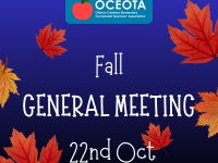 OCETO FALL GENERAL MEETING