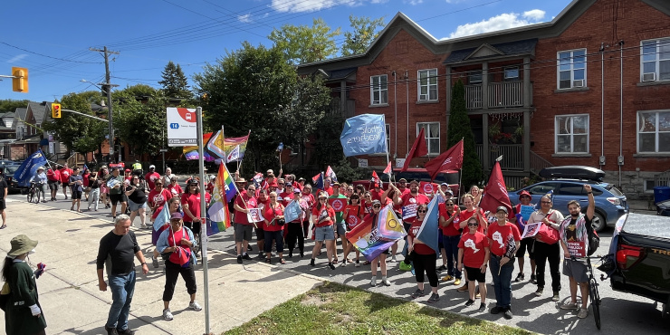 OCEOTA at the Annual Labour Day March and Picnic